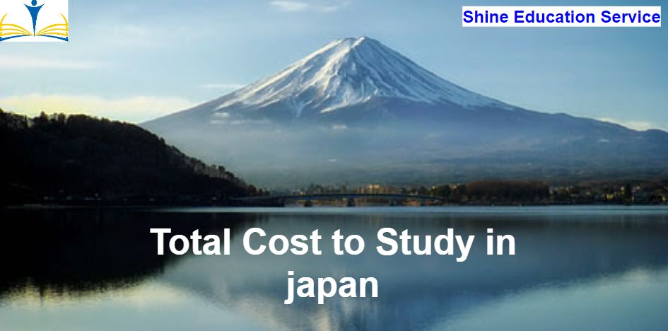 total cost to study in japan
